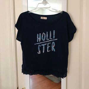 Hollister Navy Shirt